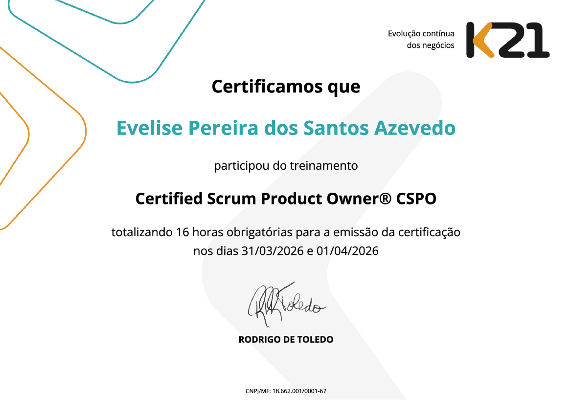 Certificado K21